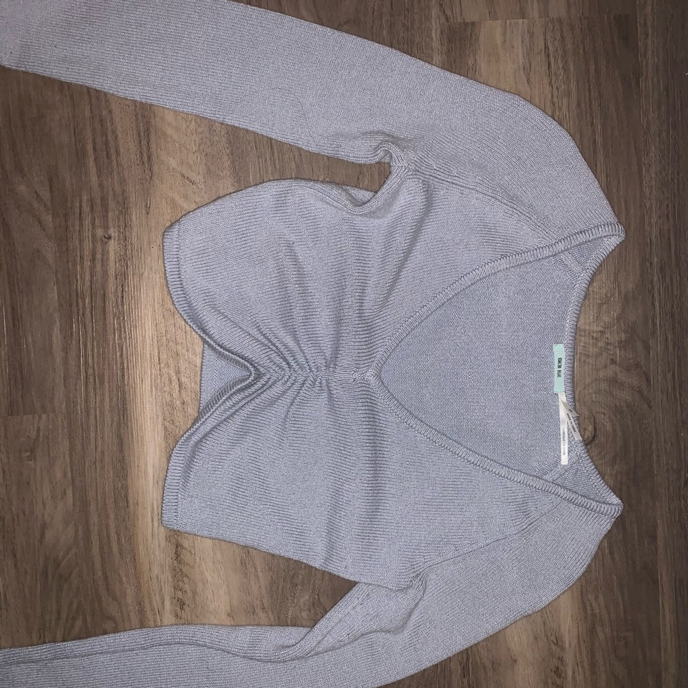 Sweater crop top